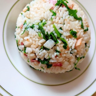 ♡長芋とベーコン　ルッコラの洋風混ぜご飯♡